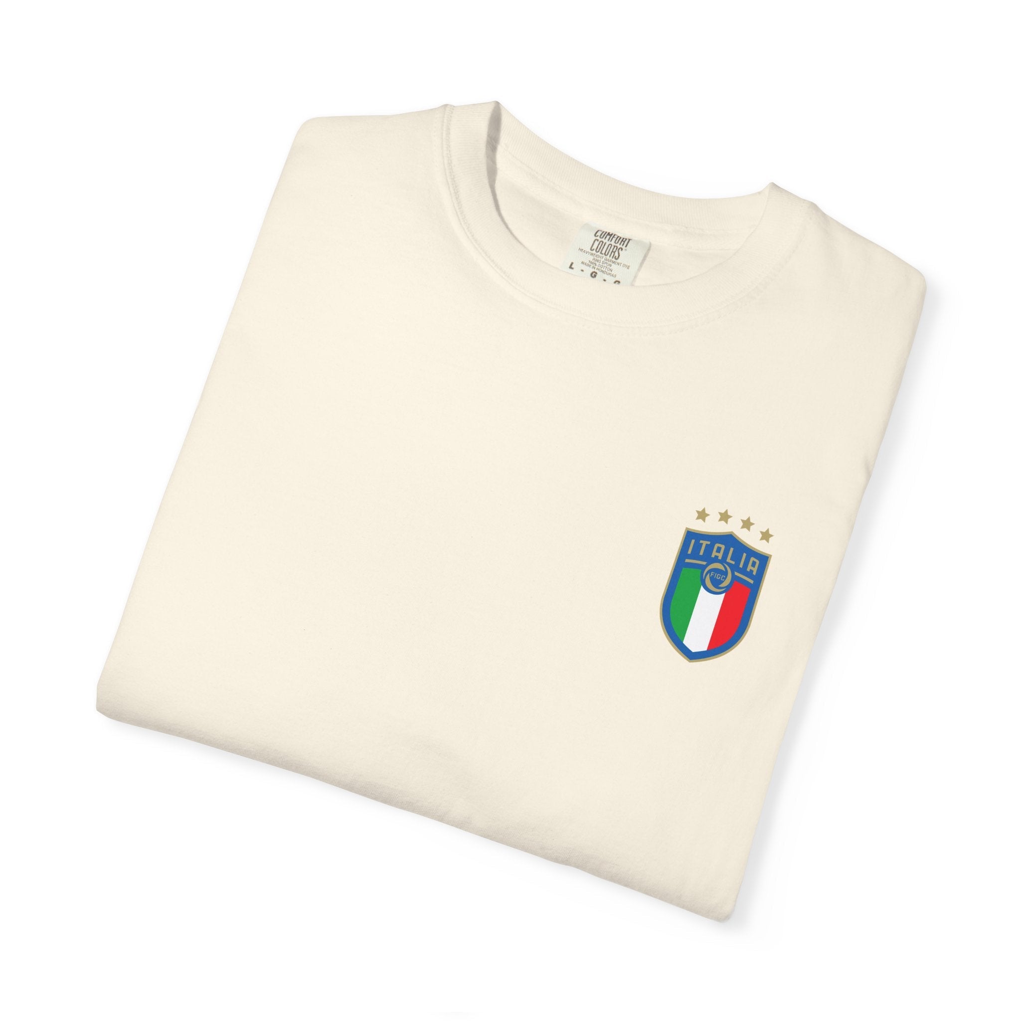 Italia Crest T-Shirt Italian Flag Logo Tee - Etna Gift