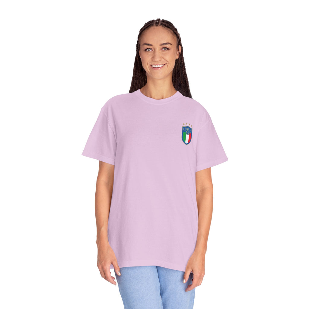 Italia Crest T-Shirt Italian Flag Logo Tee - Etna Gift