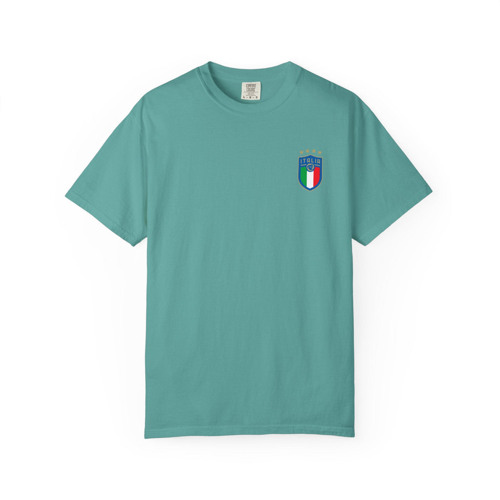 Italia Crest T-Shirt Italian Flag Logo Tee - Etna Gift