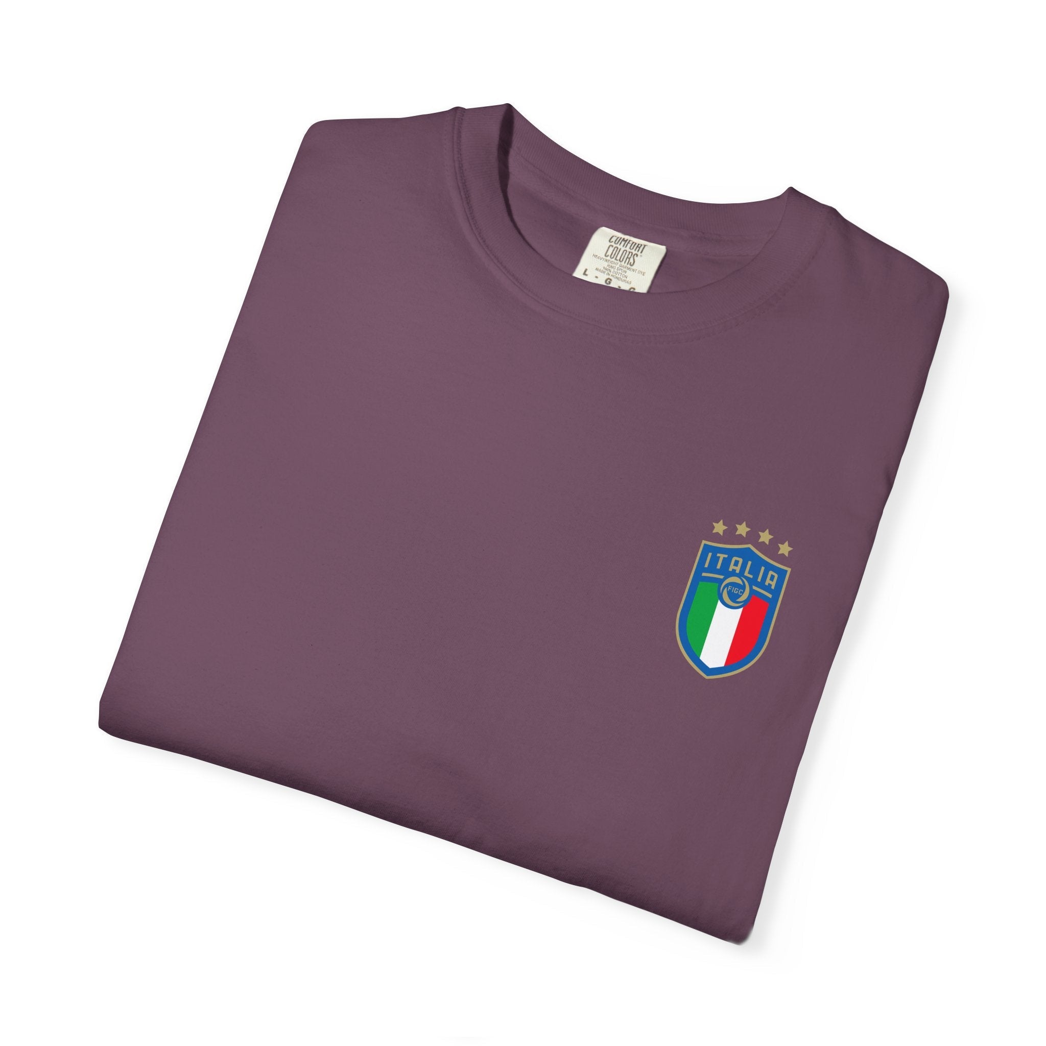 Italia Crest T-Shirt Italian Flag Logo Tee - Etna Gift