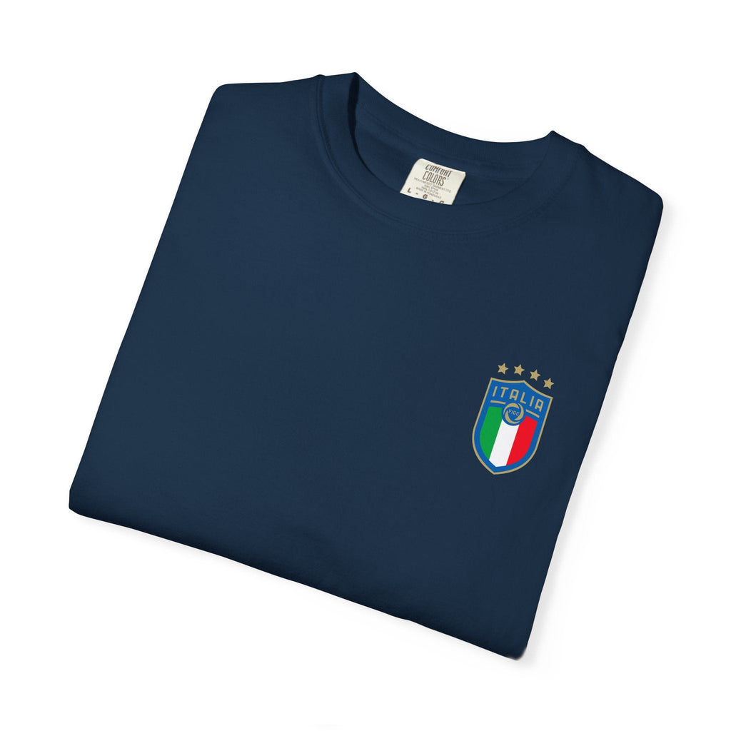 Italia Crest T-Shirt Italian Flag Logo Tee - Etna Gift