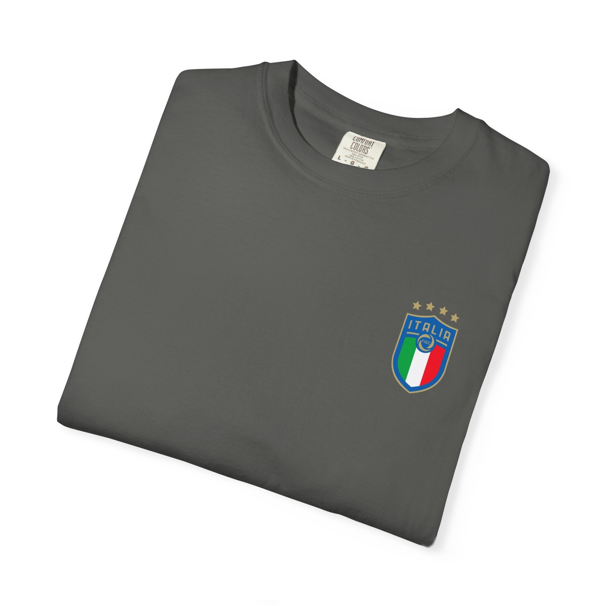 Italia Crest T-Shirt Italian Flag Logo Tee - Etna Gift