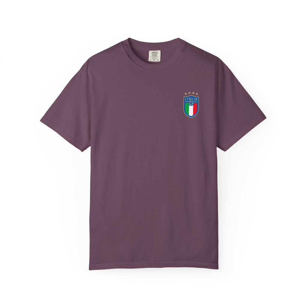 Italia Crest T-Shirt Italian Flag Logo Tee - Etna Gift