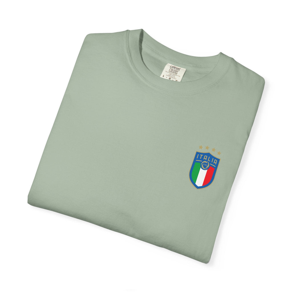 Italia Crest T-Shirt Italian Flag Logo Tee - Etna Gift