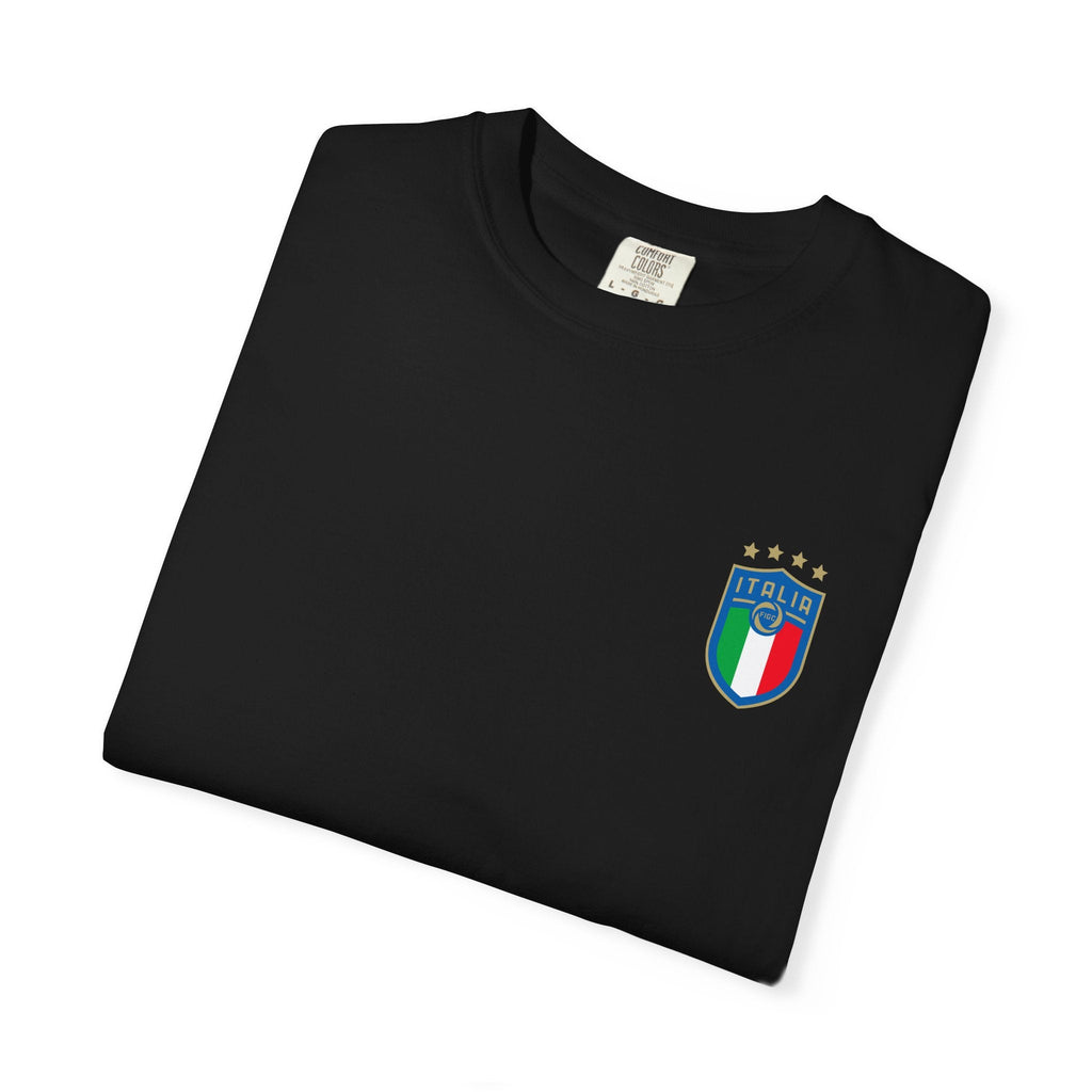 Italia Crest T-Shirt Italian Flag Logo Tee - Etna Gift