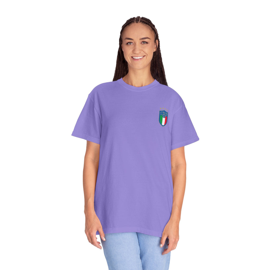 Italia Crest T-Shirt Italian Flag Logo Tee - Etna Gift