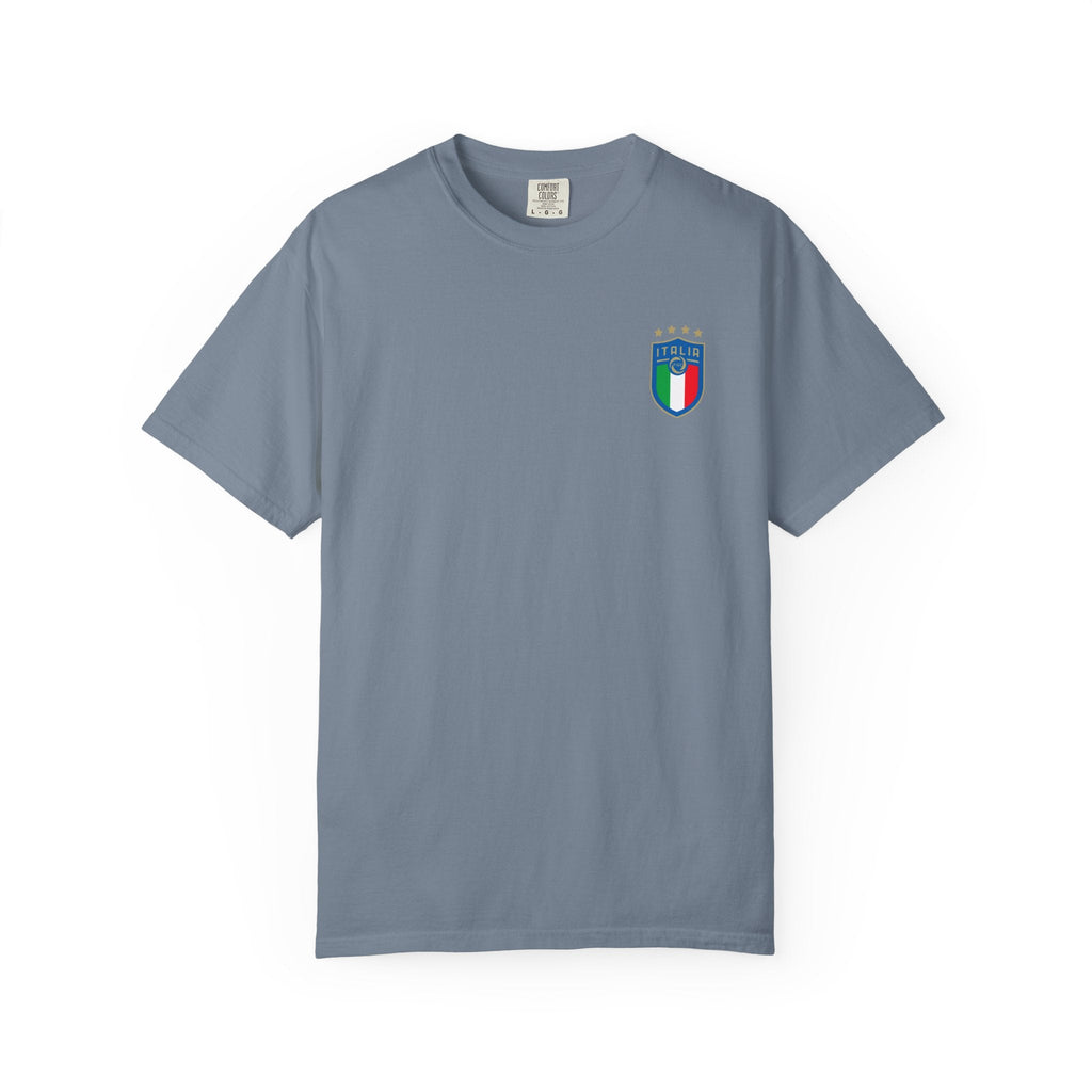 Italia Crest T-Shirt Italian Flag Logo Tee - Etna Gift