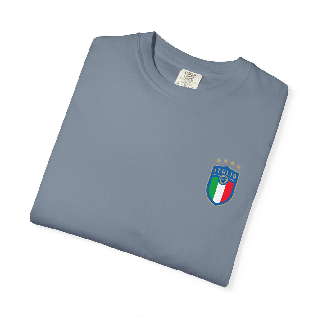 Italia Crest T-Shirt Italian Flag Logo Tee - Etna Gift