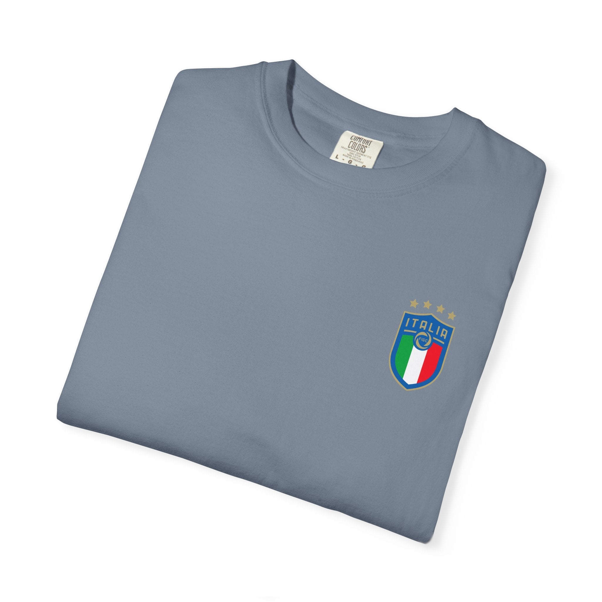 Italia Crest T-Shirt Italian Flag Logo Tee - Etna Gift