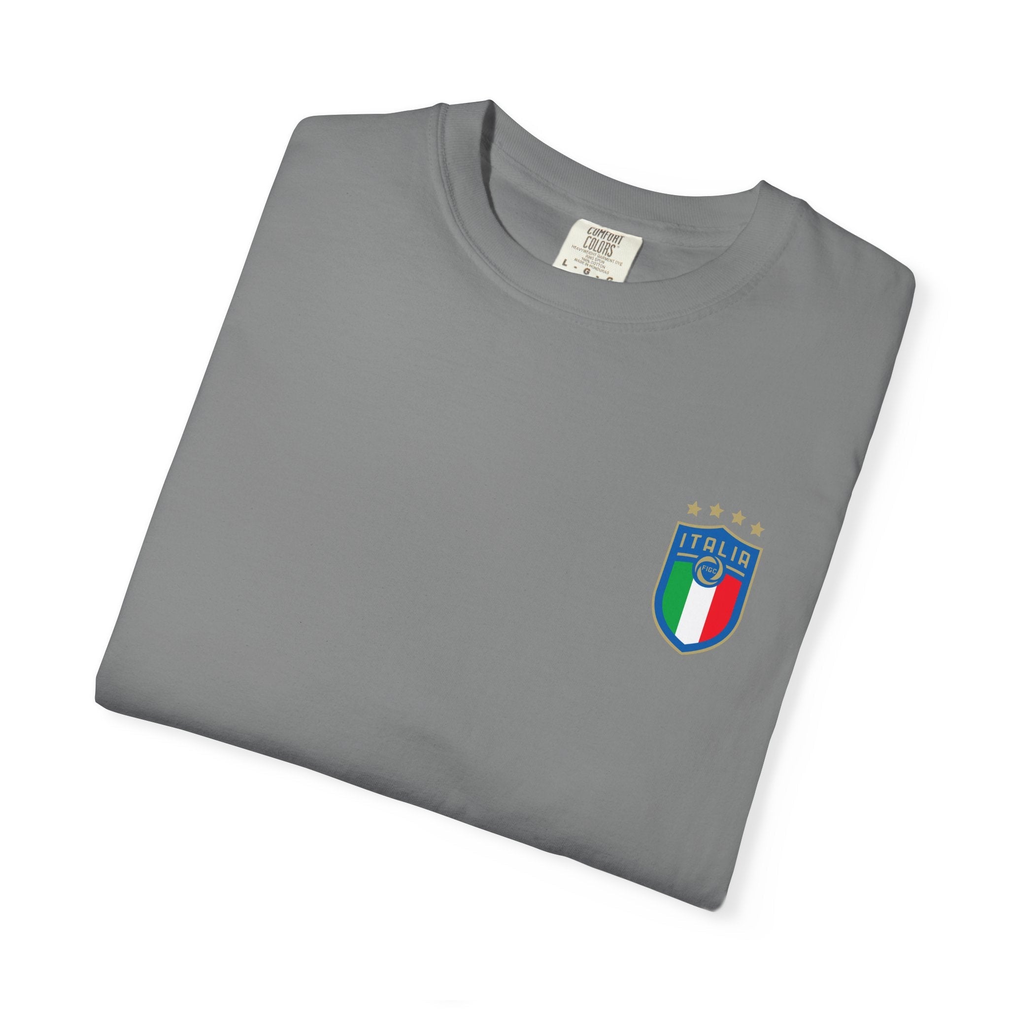Italia Crest T-Shirt Italian Flag Logo Tee - Etna Gift