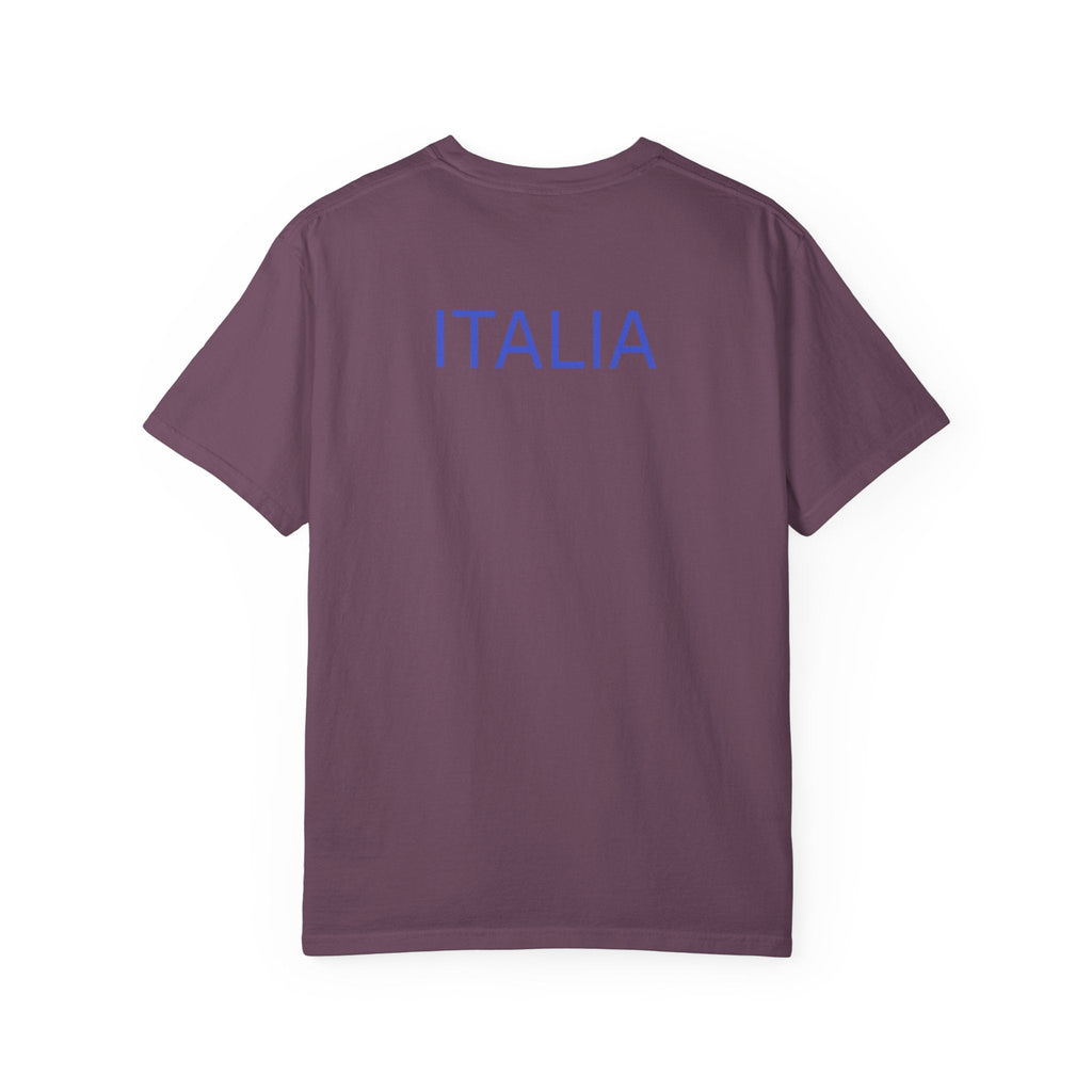 Italia Crest T-Shirt Italian Flag Logo Tee - Etna Gift