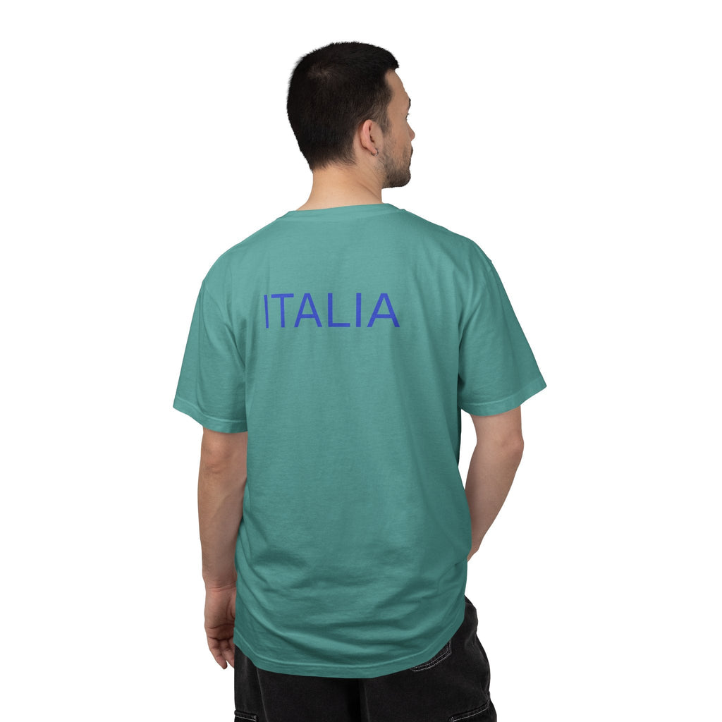 Italia Crest T-Shirt Italian Flag Logo Tee - Etna Gift