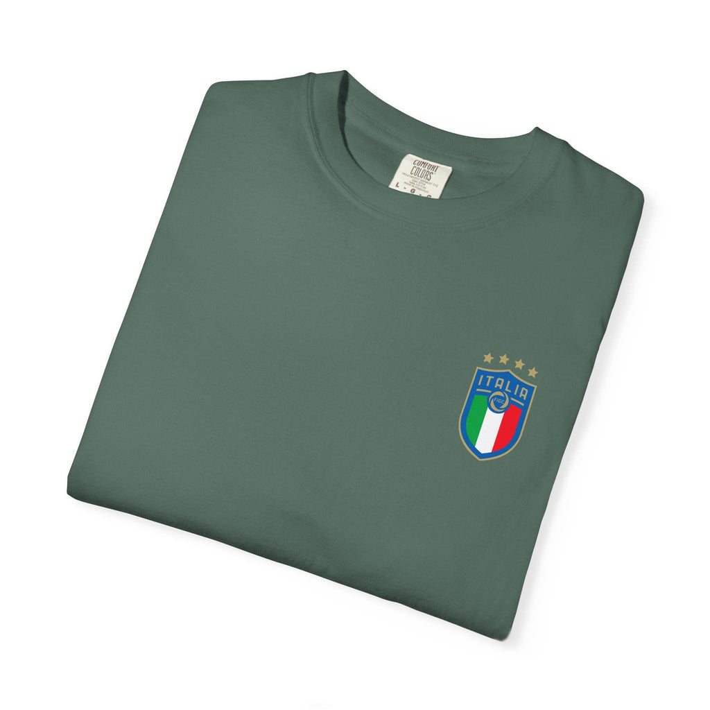 Italia Crest T-Shirt Italian Flag Logo Tee - Etna Gift
