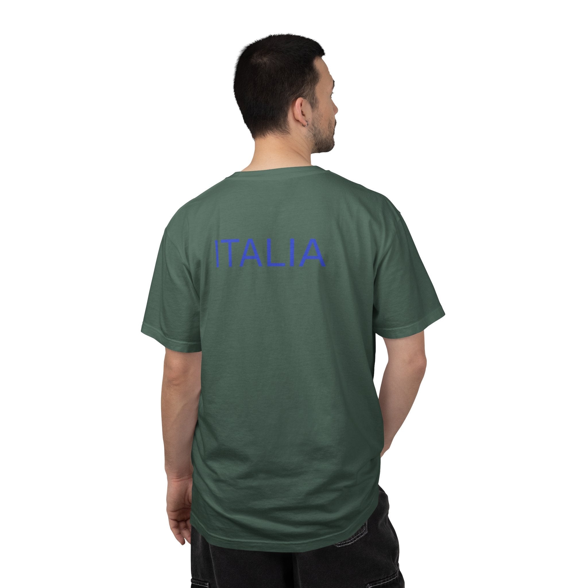 Italia Crest T-Shirt Italian Flag Logo Tee - Etna Gift
