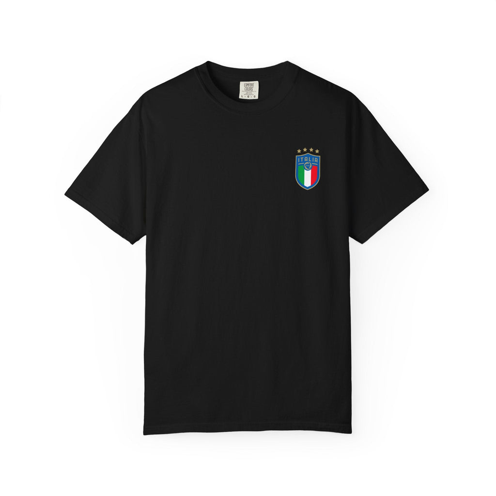 Italia Crest T-Shirt Italian Flag Logo Tee - Etna Gift