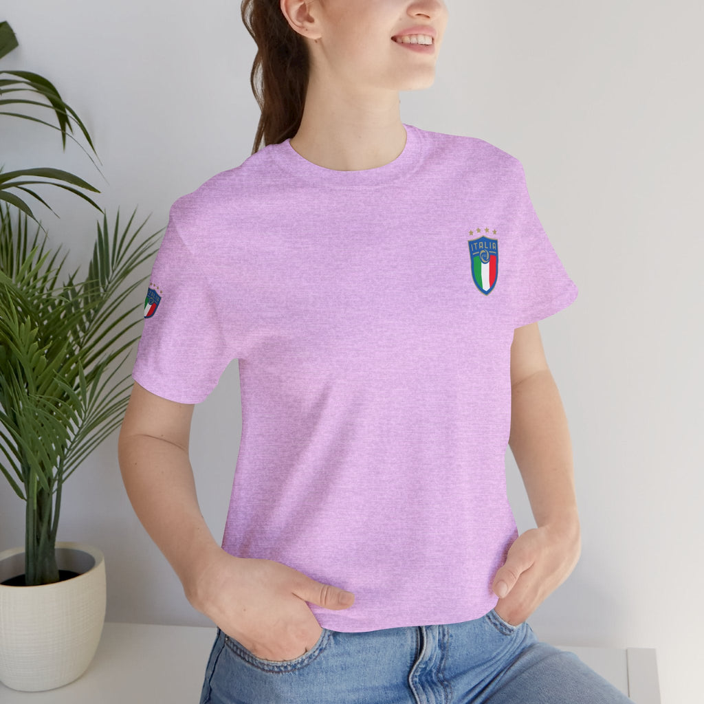 Italy Crest Tee Italian Flag Shield T-Shirt - Etna Gift