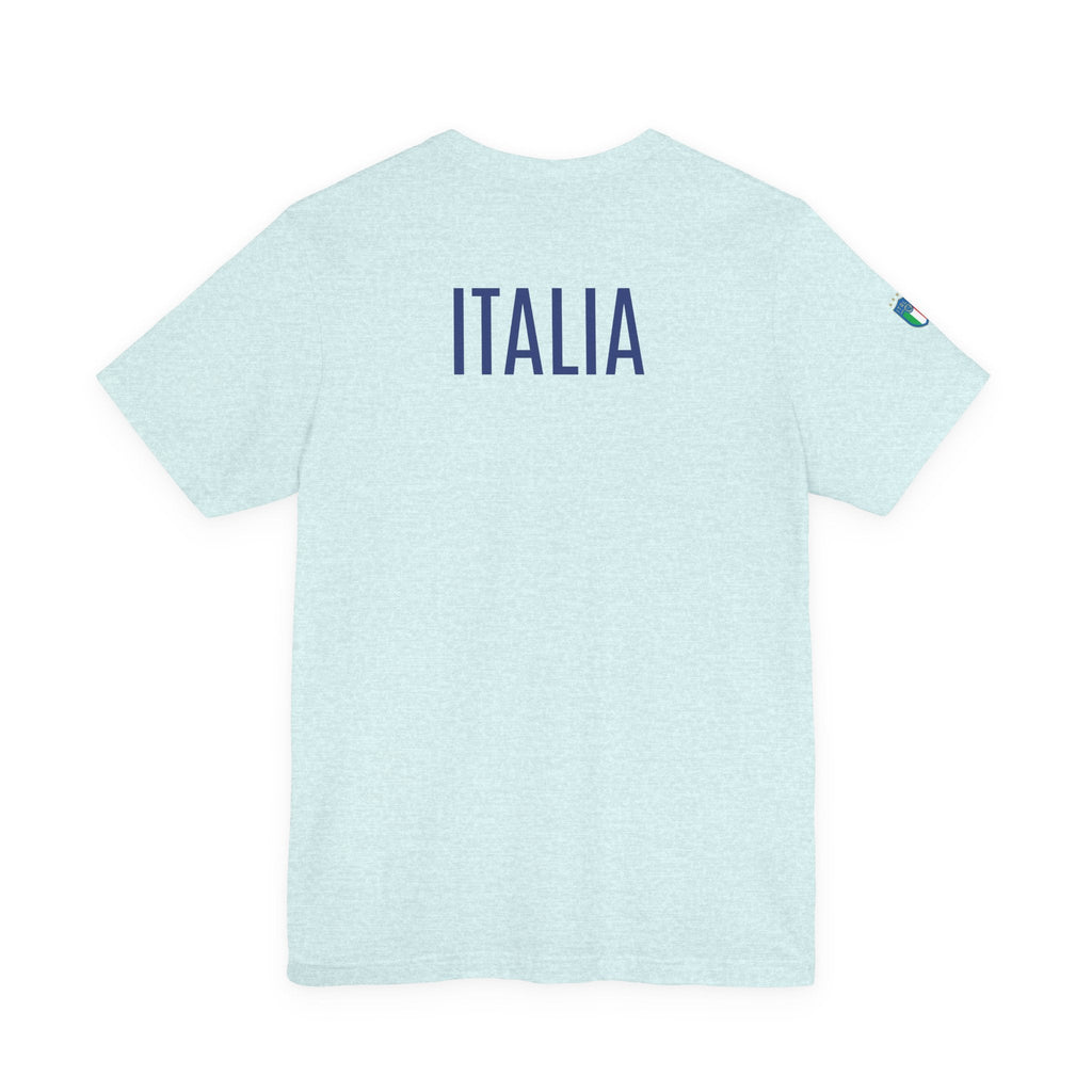 Italy Crest Tee Italian Flag Shield T-Shirt - Etna Gift