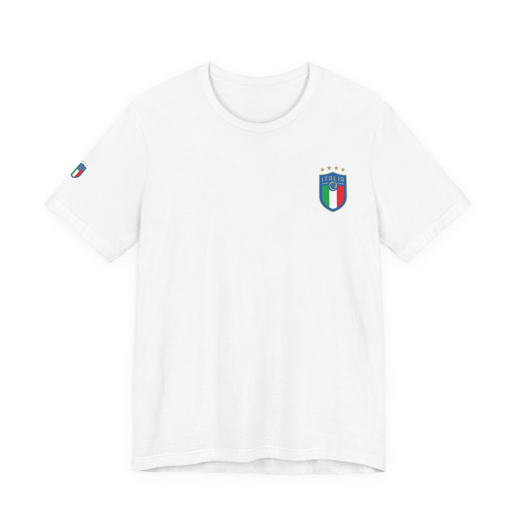 Italy Crest Tee Italian Flag Shield T-Shirt - Etna Gift