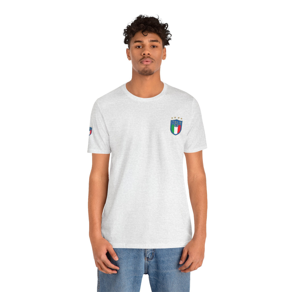 Italy Crest Tee Italian Flag Shield T-Shirt - Etna Gift