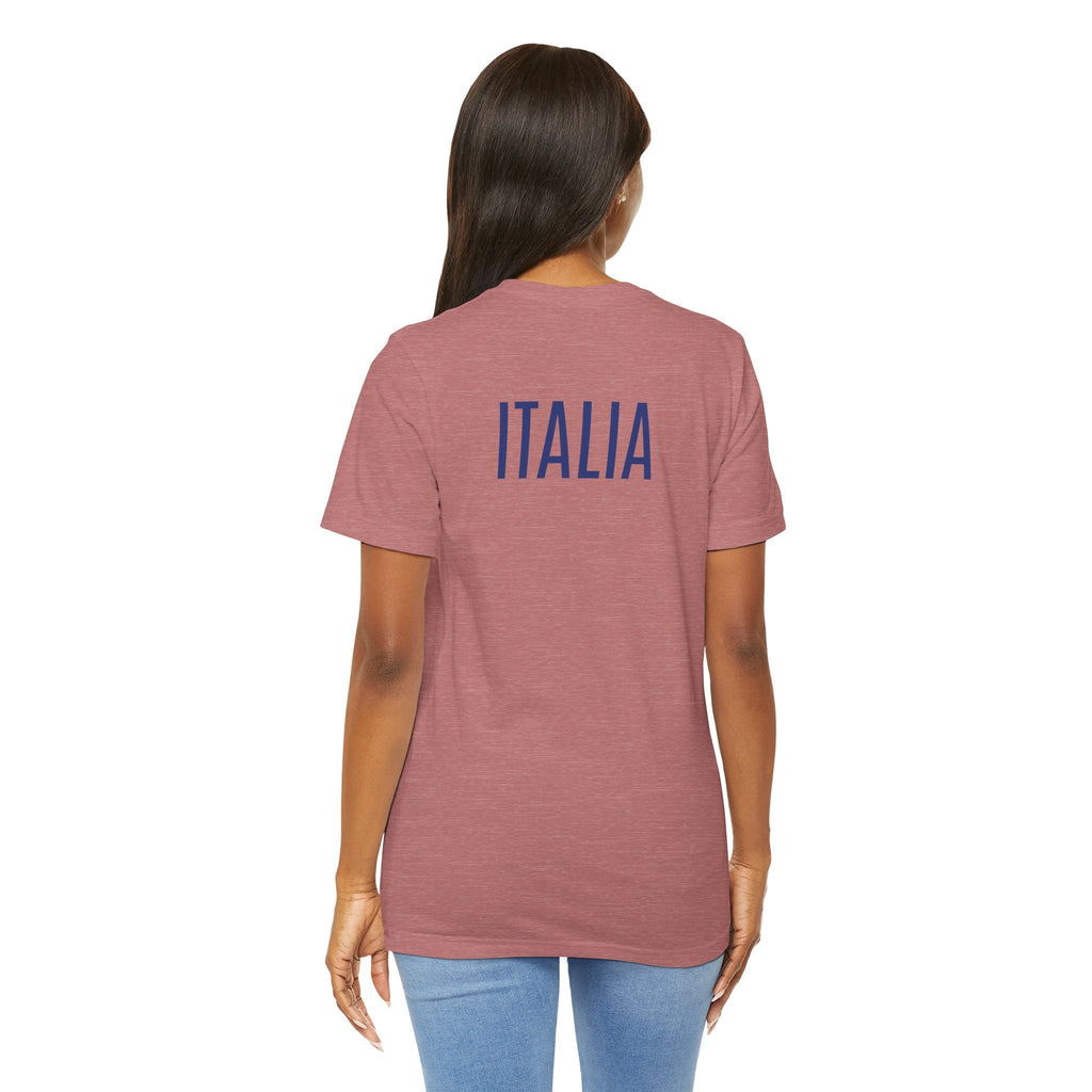 Italy Crest Tee Italian Flag Shield T-Shirt - Etna Gift