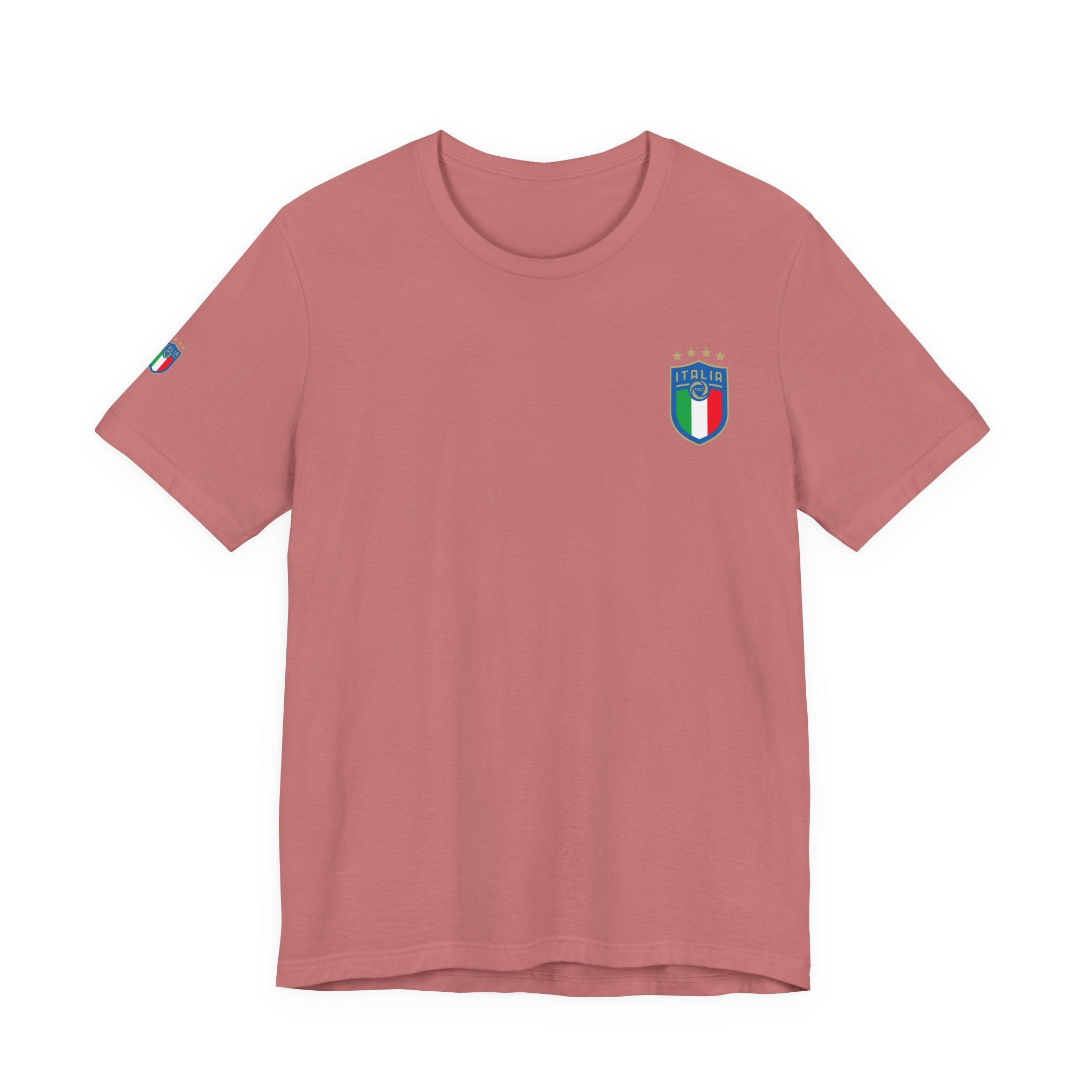 Italy Crest Tee Italian Flag Shield T-Shirt - Etna Gift