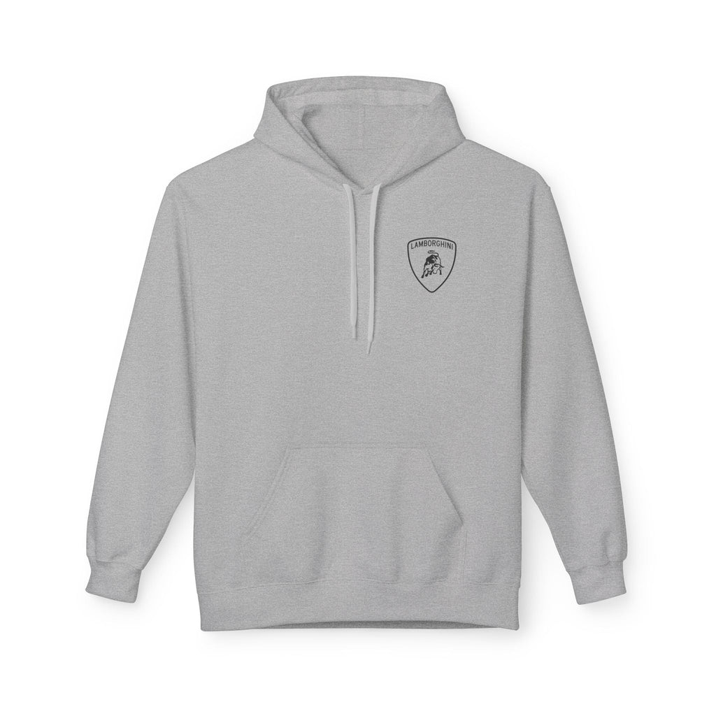 Lamborghini Script Hoodie — Minimal Logo Luxury Streetwear - Etna Gift