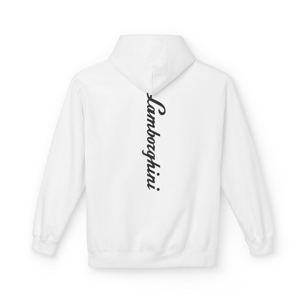 Lamborghini Script Hoodie — Minimal Logo Luxury Streetwear - Etna Gift