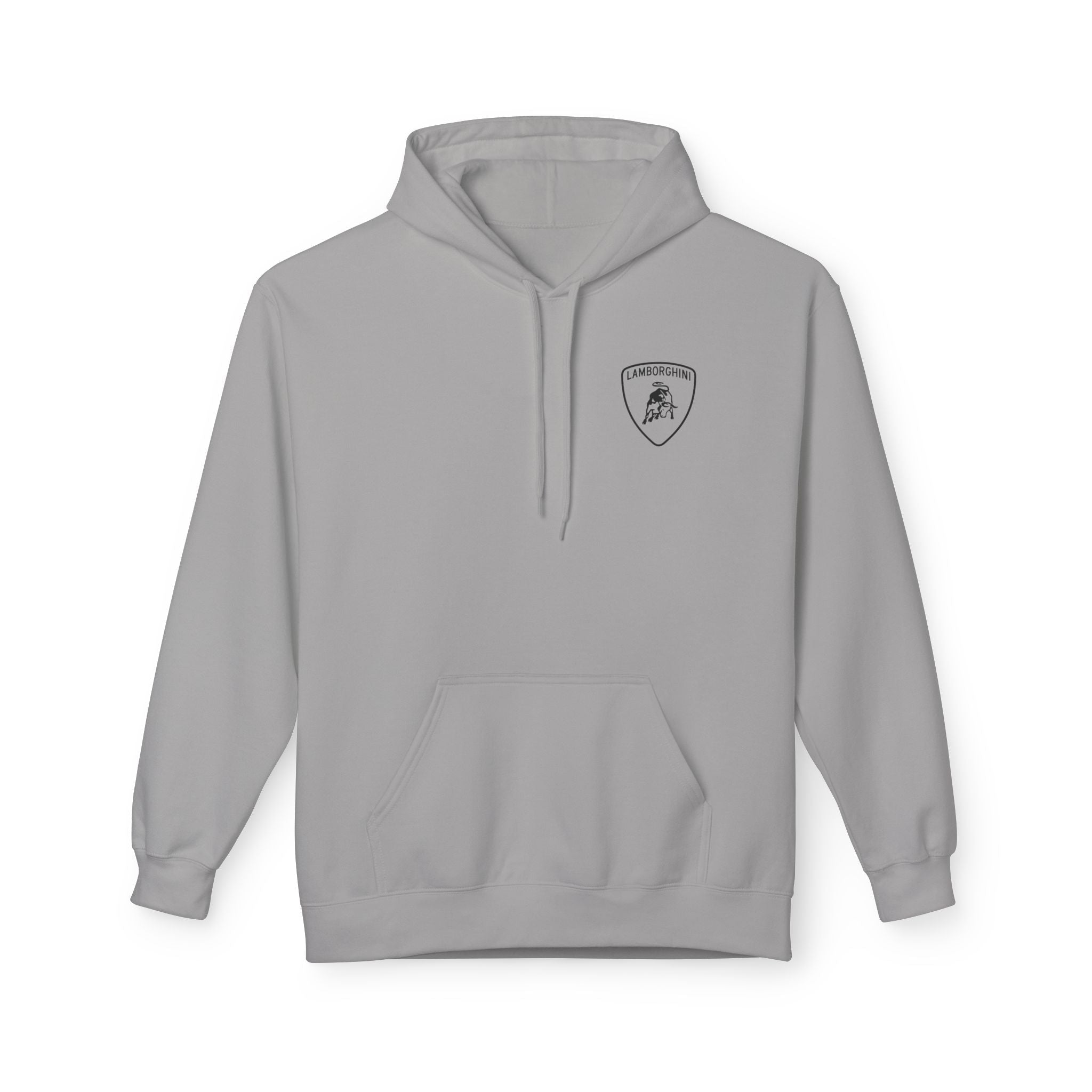 Lamborghini Script Hoodie — Minimal Logo Luxury Streetwear - Etna Gift