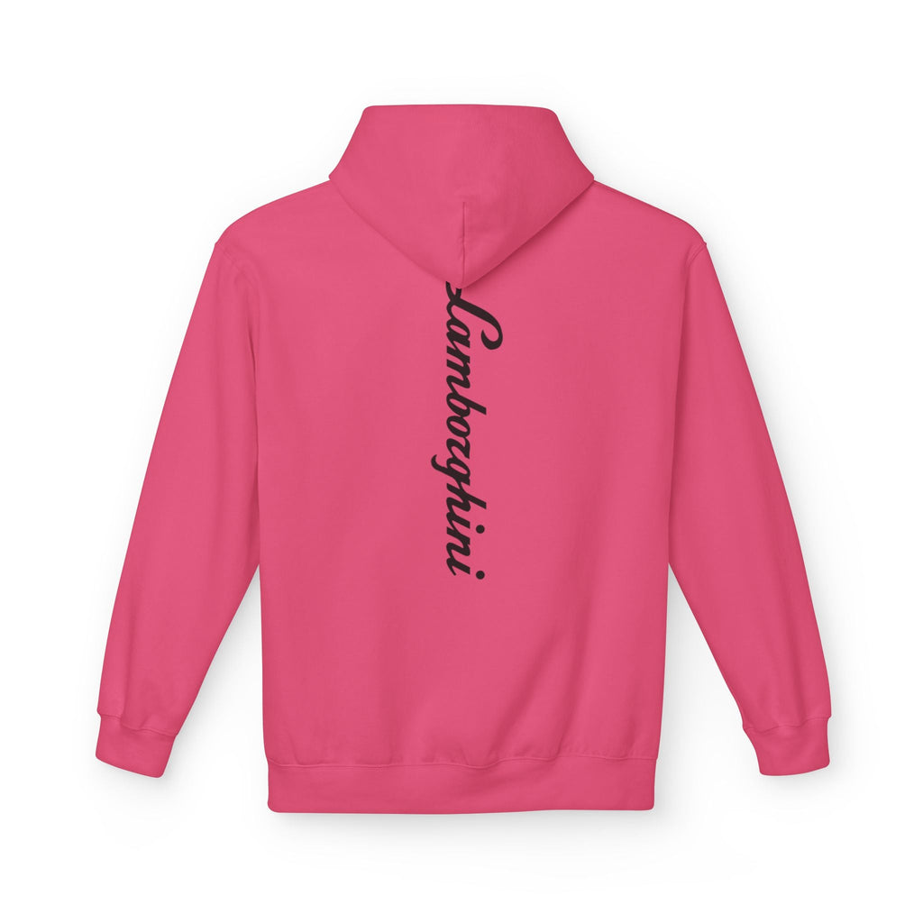 Lamborghini Script Hoodie — Minimal Logo Luxury Streetwear - Etna Gift