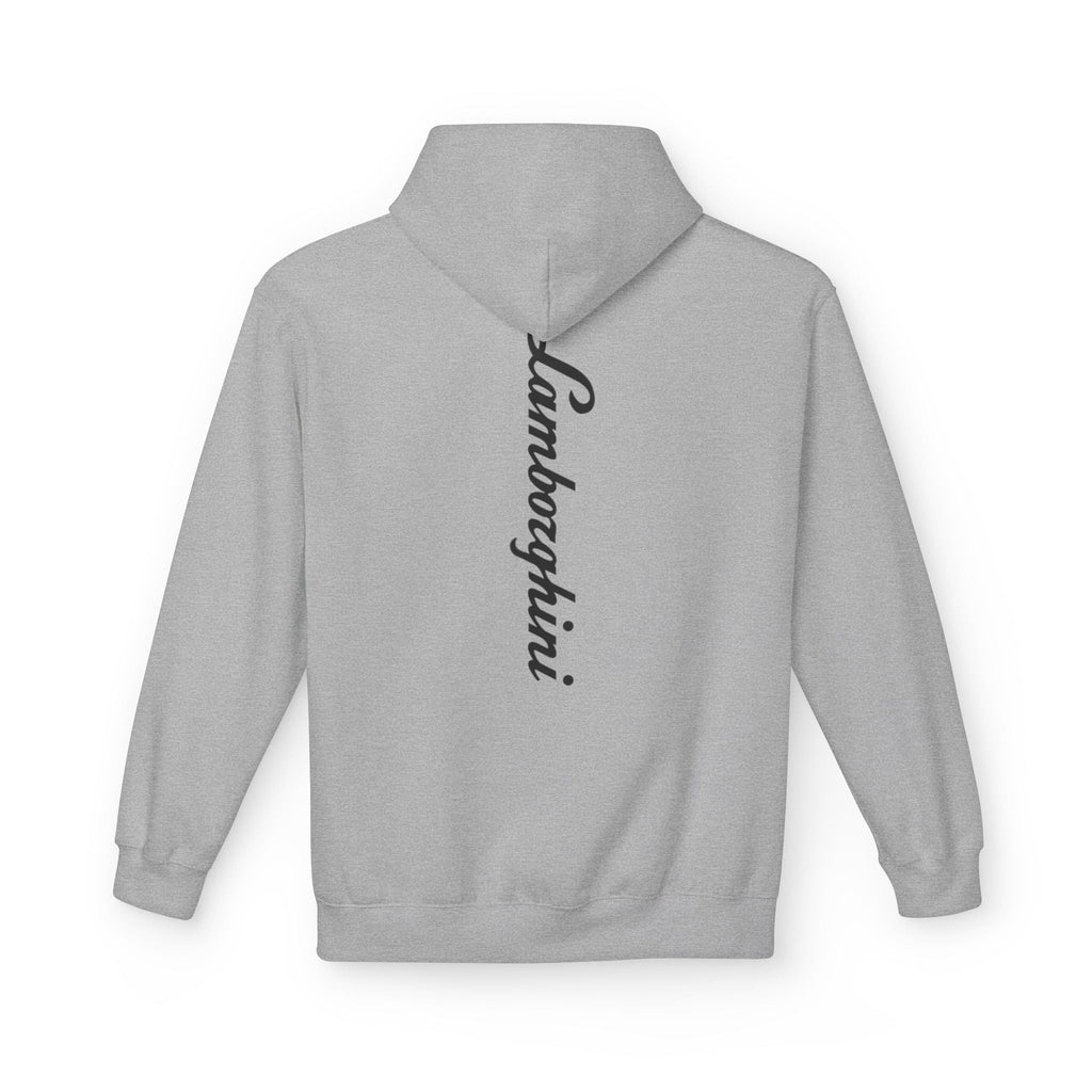 Lamborghini Script Hoodie — Minimal Logo Luxury Streetwear - Etna Gift