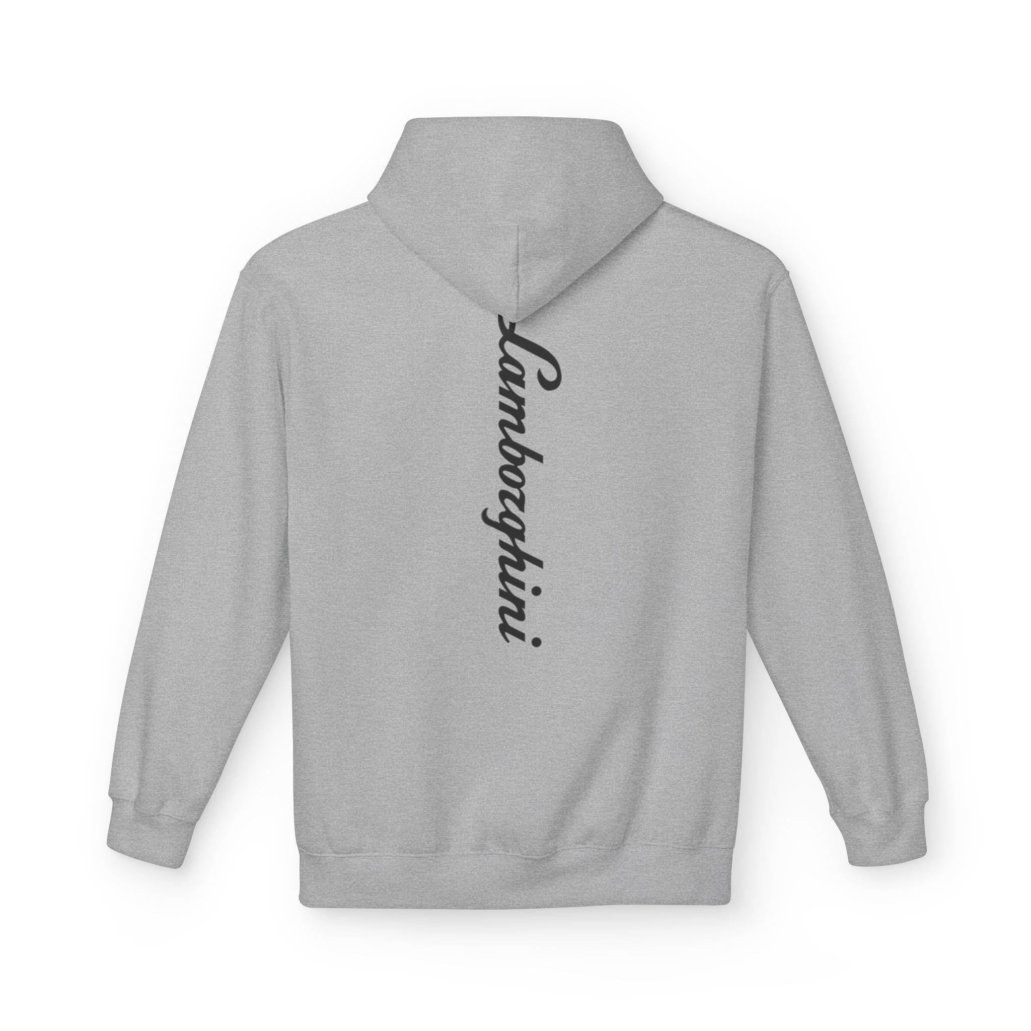 Lamborghini Script Hoodie — Minimal Logo Luxury Streetwear - Etna Gift