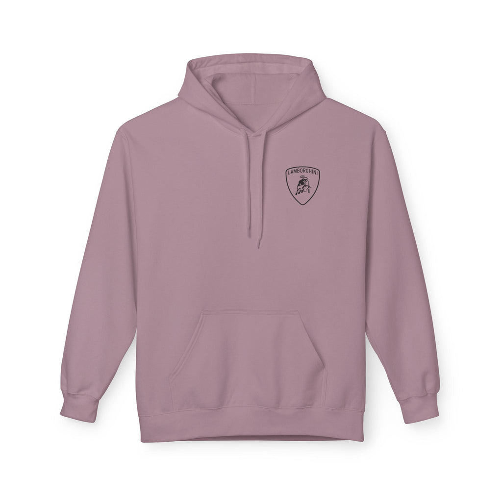 Lamborghini Script Hoodie — Minimal Logo Luxury Streetwear - Etna Gift