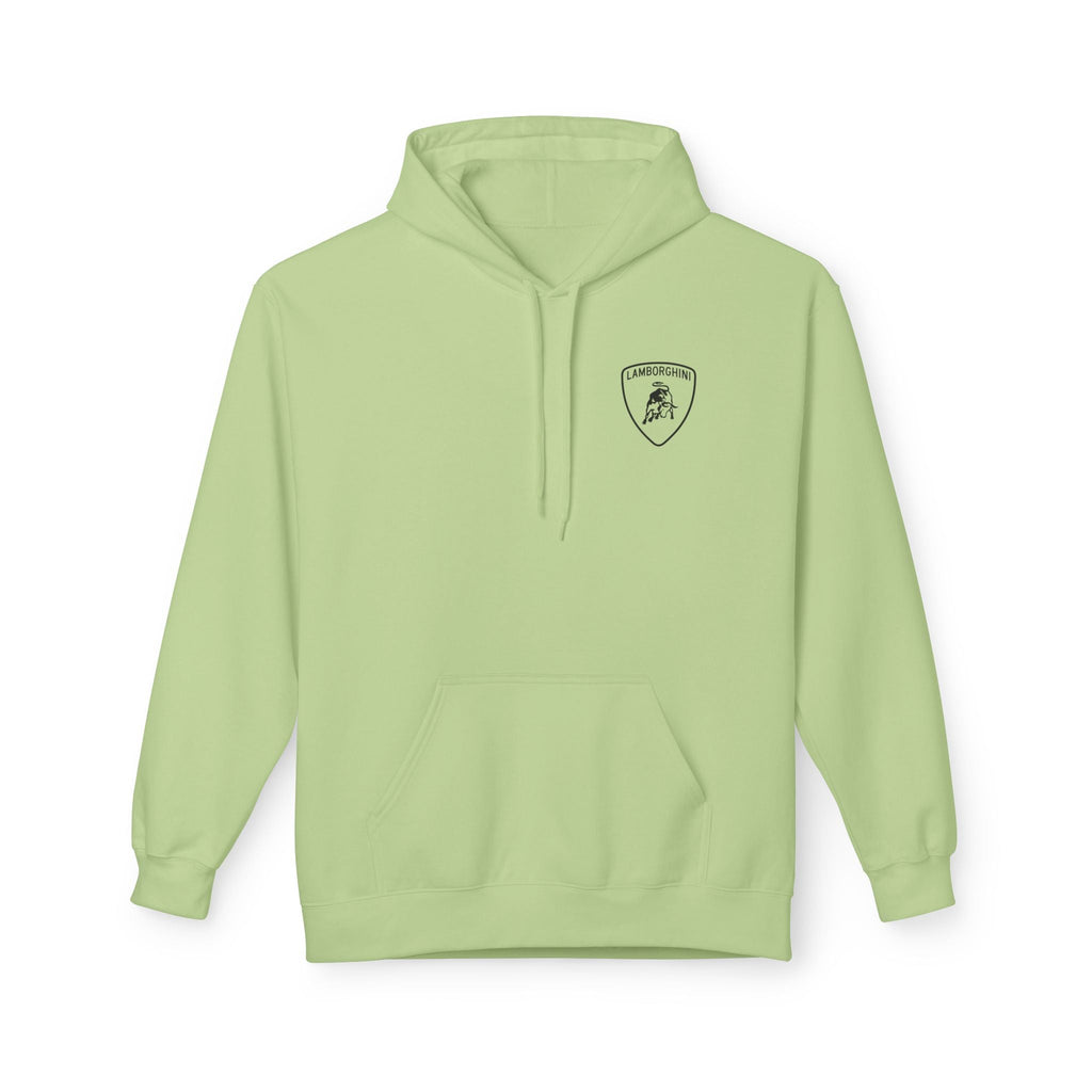 Lamborghini Script Hoodie — Minimal Logo Luxury Streetwear - Etna Gift