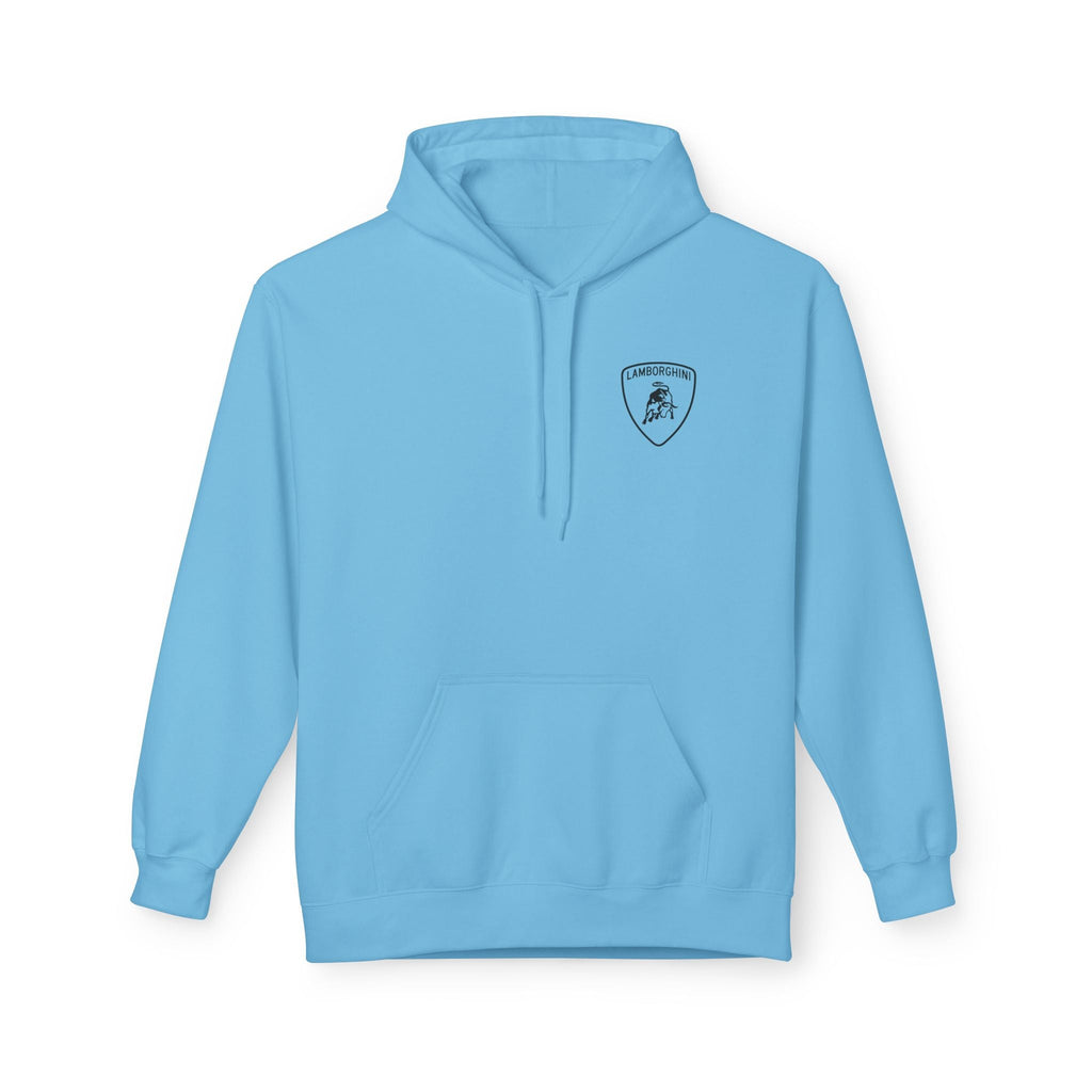 Lamborghini Script Hoodie — Minimal Logo Luxury Streetwear - Etna Gift