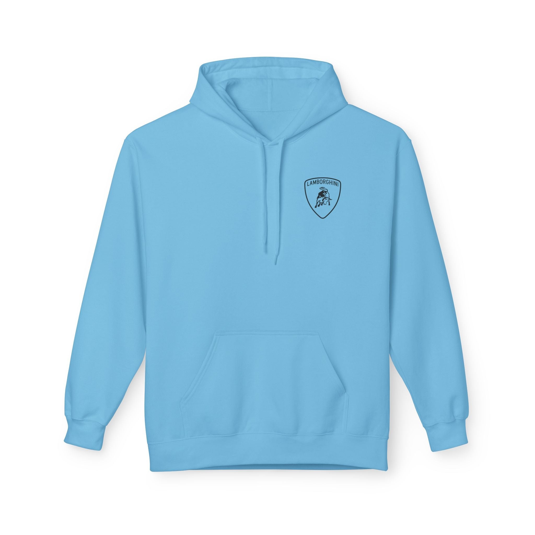 Lamborghini Script Hoodie — Minimal Logo Luxury Streetwear - Etna Gift