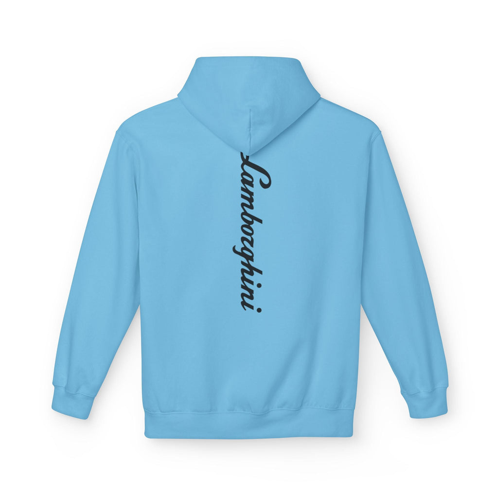 Lamborghini Script Hoodie — Minimal Logo Luxury Streetwear - Etna Gift