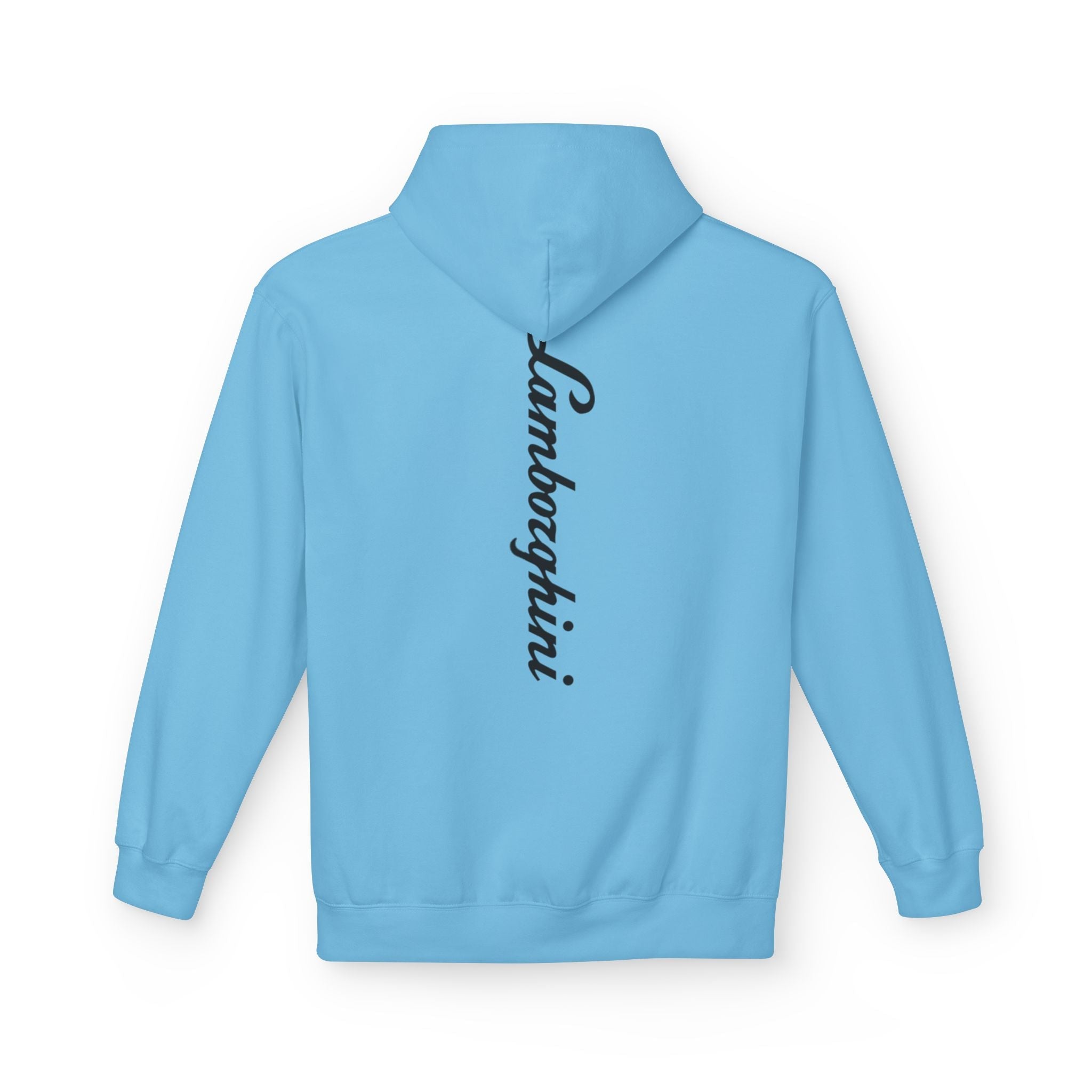 Lamborghini Script Hoodie — Minimal Logo Luxury Streetwear - Etna Gift
