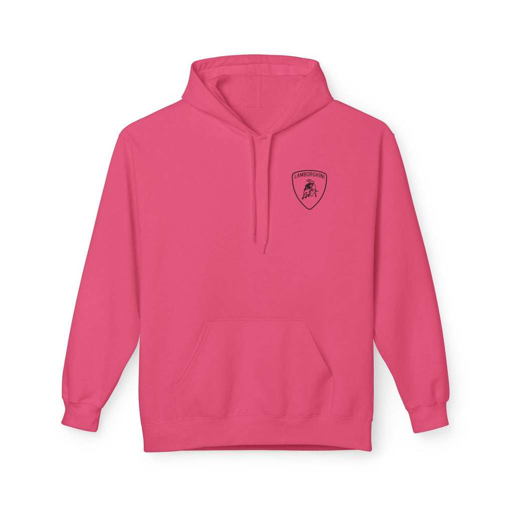 Lamborghini Script Hoodie — Minimal Logo Luxury Streetwear - Etna Gift