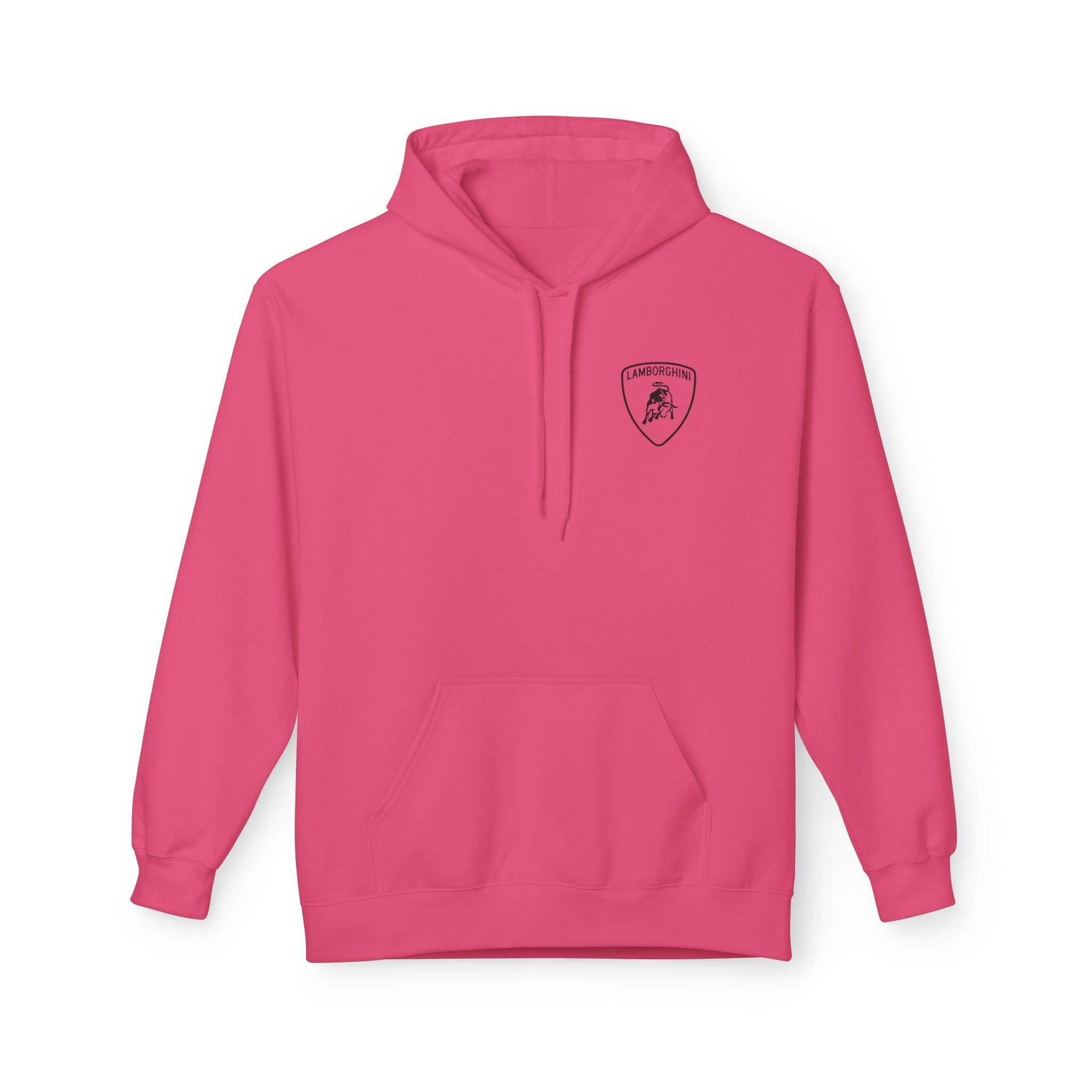 Lamborghini Script Hoodie — Minimal Logo Luxury Streetwear - Etna Gift