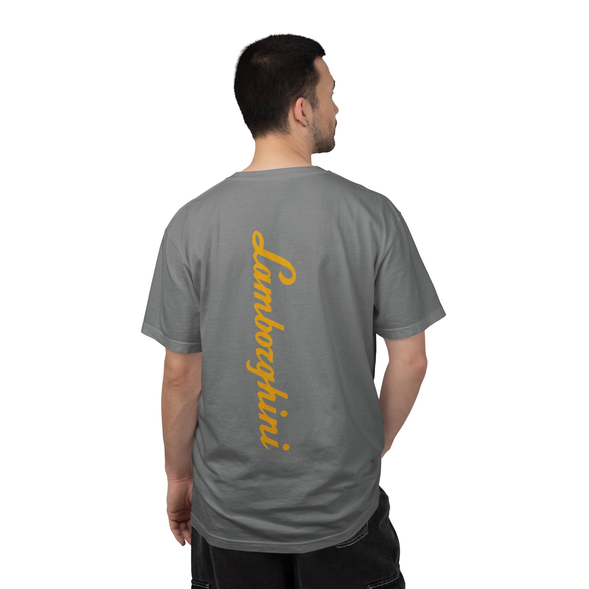 Lamborghini Script Logo T-Shirt - Etna Gift