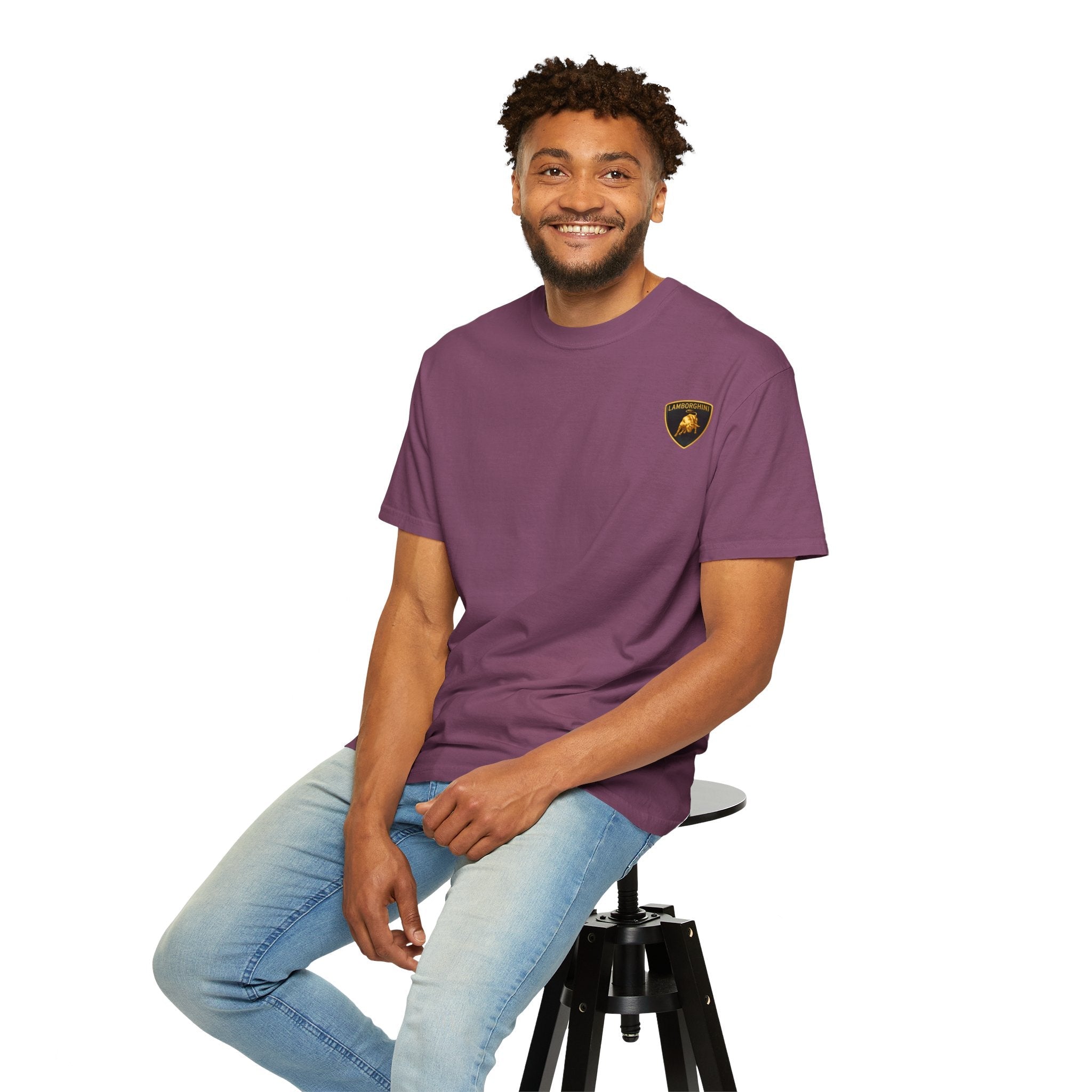 Lamborghini Script Logo T-Shirt - Etna Gift