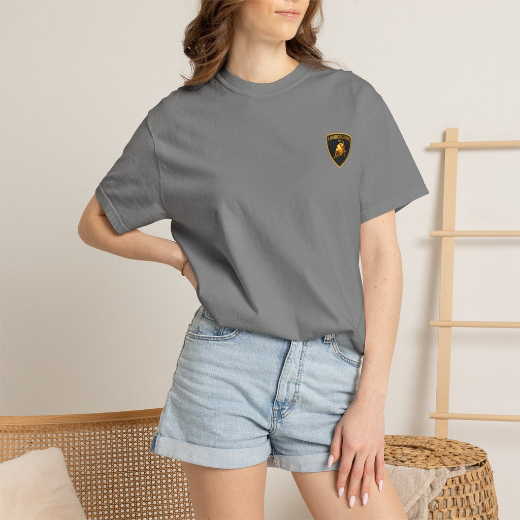 Lamborghini Script Logo T-Shirt - Etna Gift