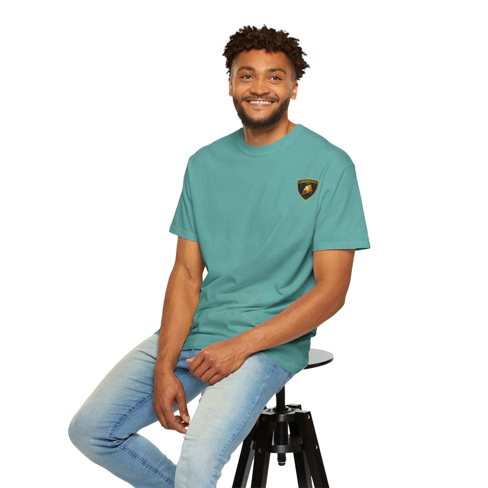 Lamborghini Script Logo T-Shirt - Etna Gift