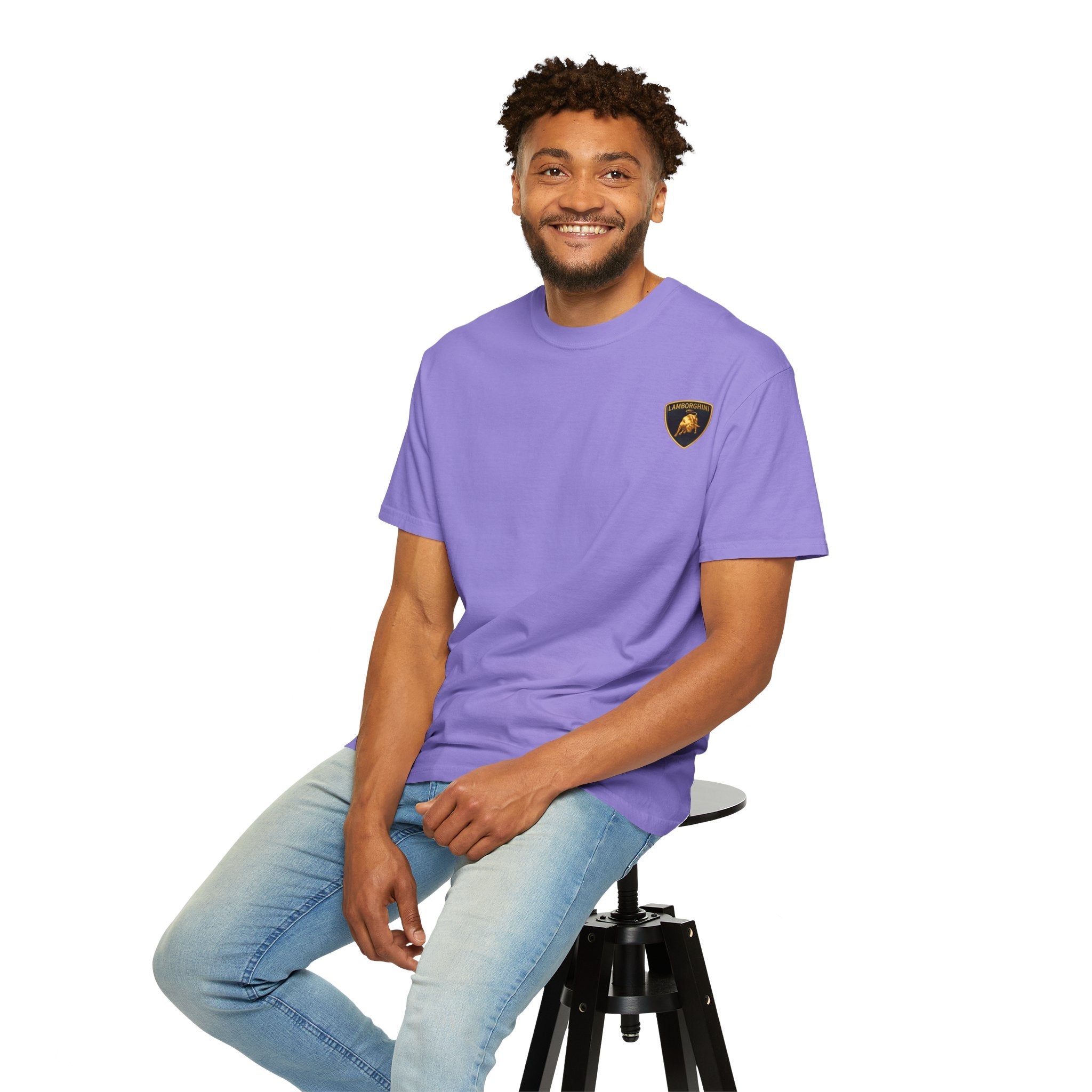 Lamborghini Script Logo T-Shirt - Etna Gift