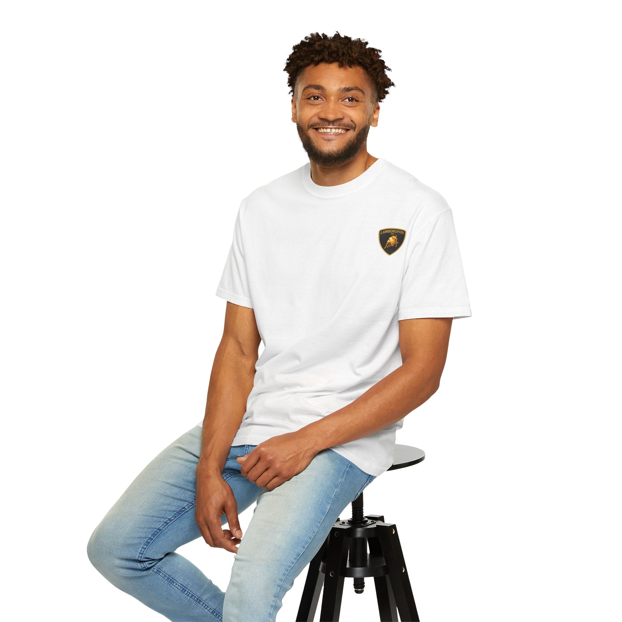 Lamborghini Script Logo T-Shirt - Etna Gift