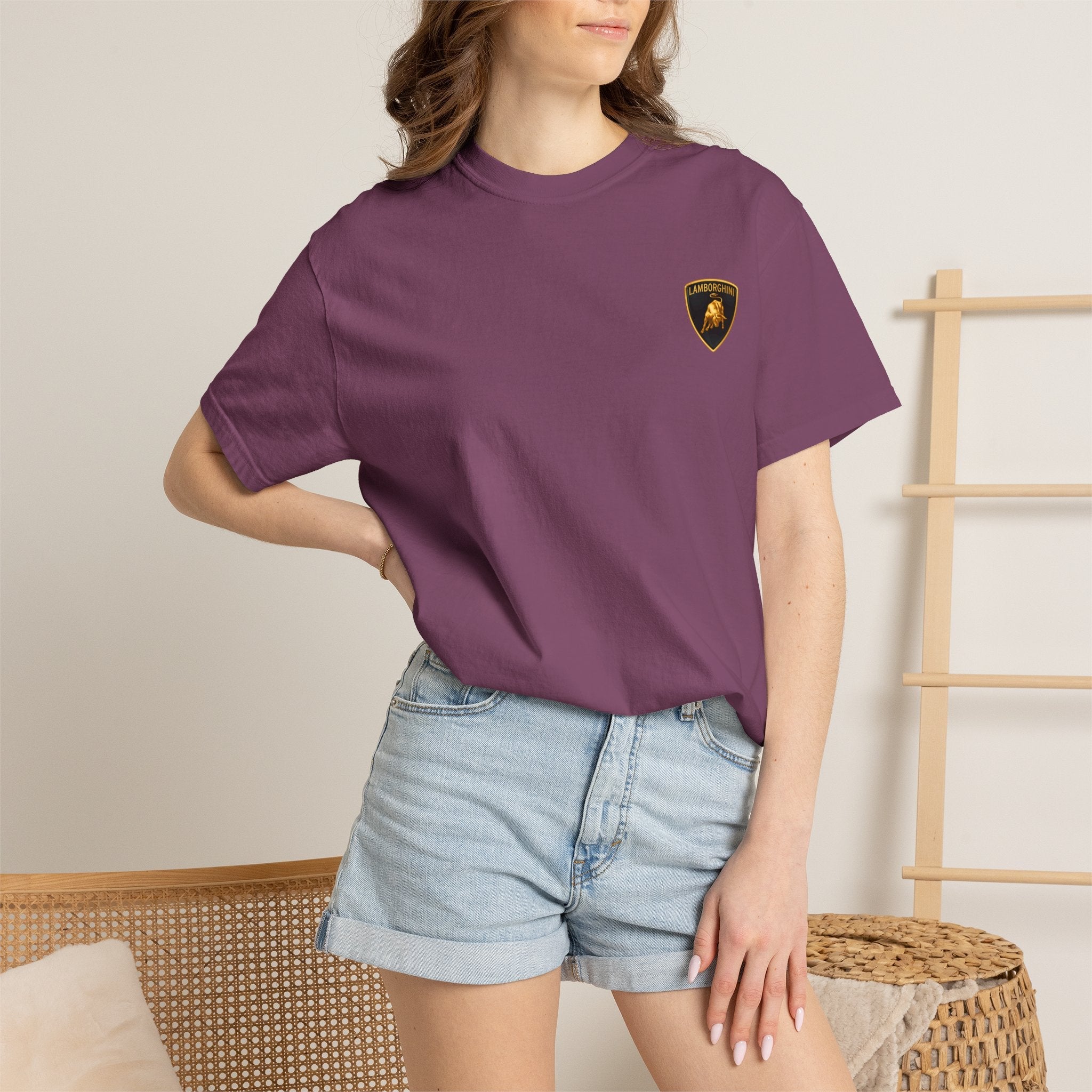 Lamborghini Script Logo T-Shirt - Etna Gift