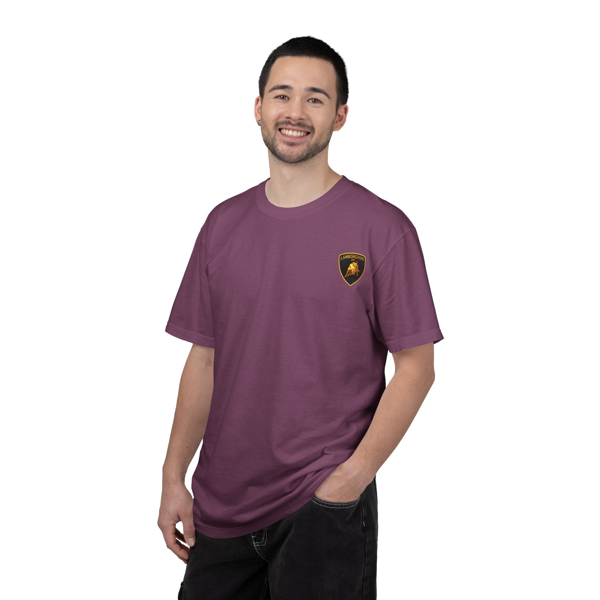 Lamborghini Script Logo T-Shirt - Etna Gift