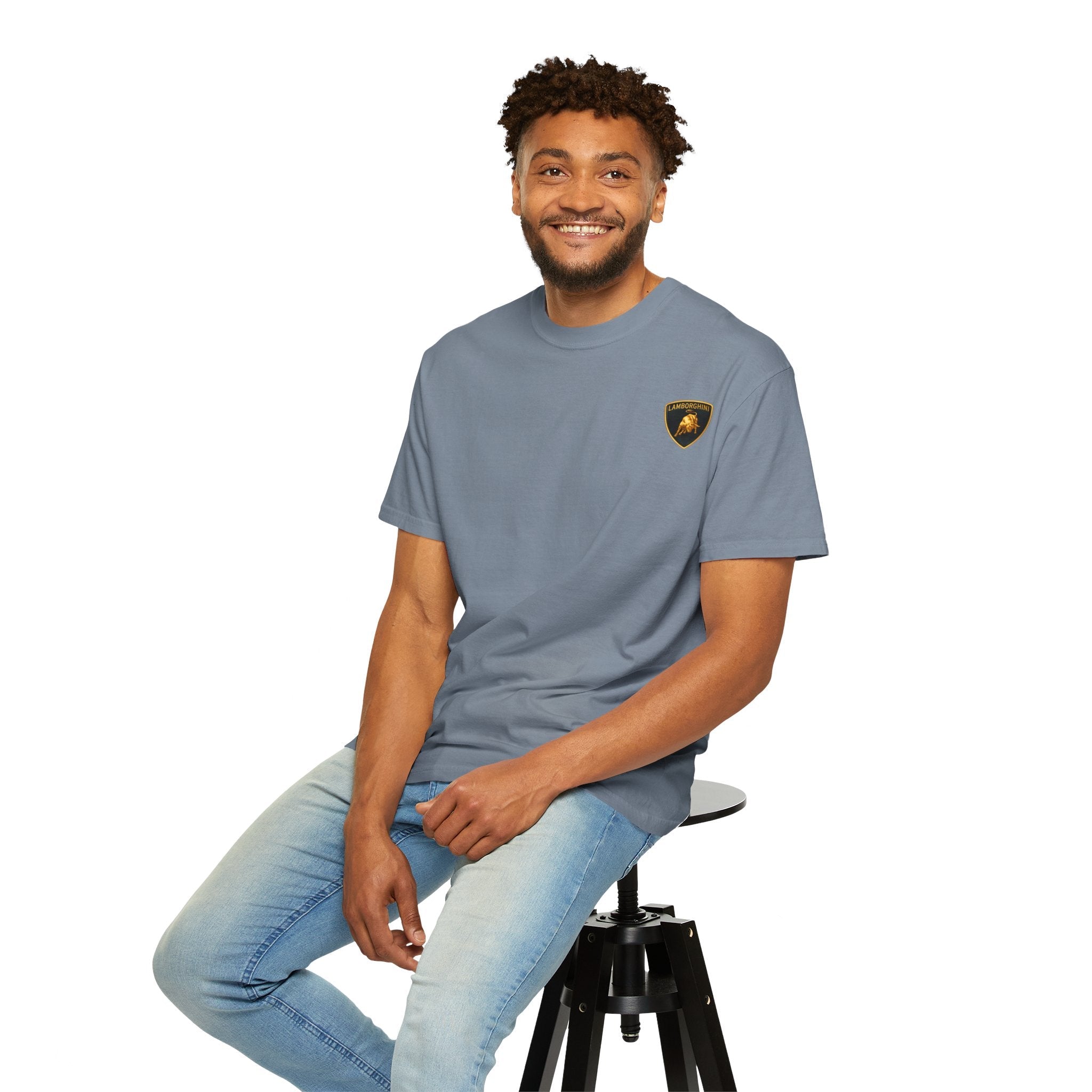 Lamborghini Script Logo T-Shirt - Etna Gift