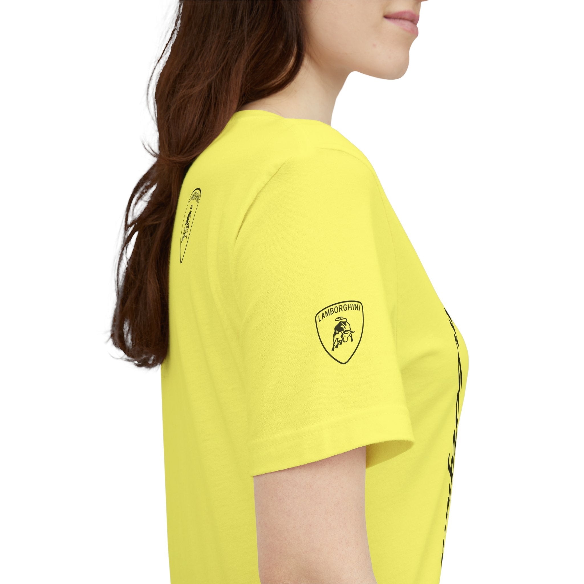 Lamborghini Script Logo Tee — Luxury Auto Logo T-Shirt - Etna Gift