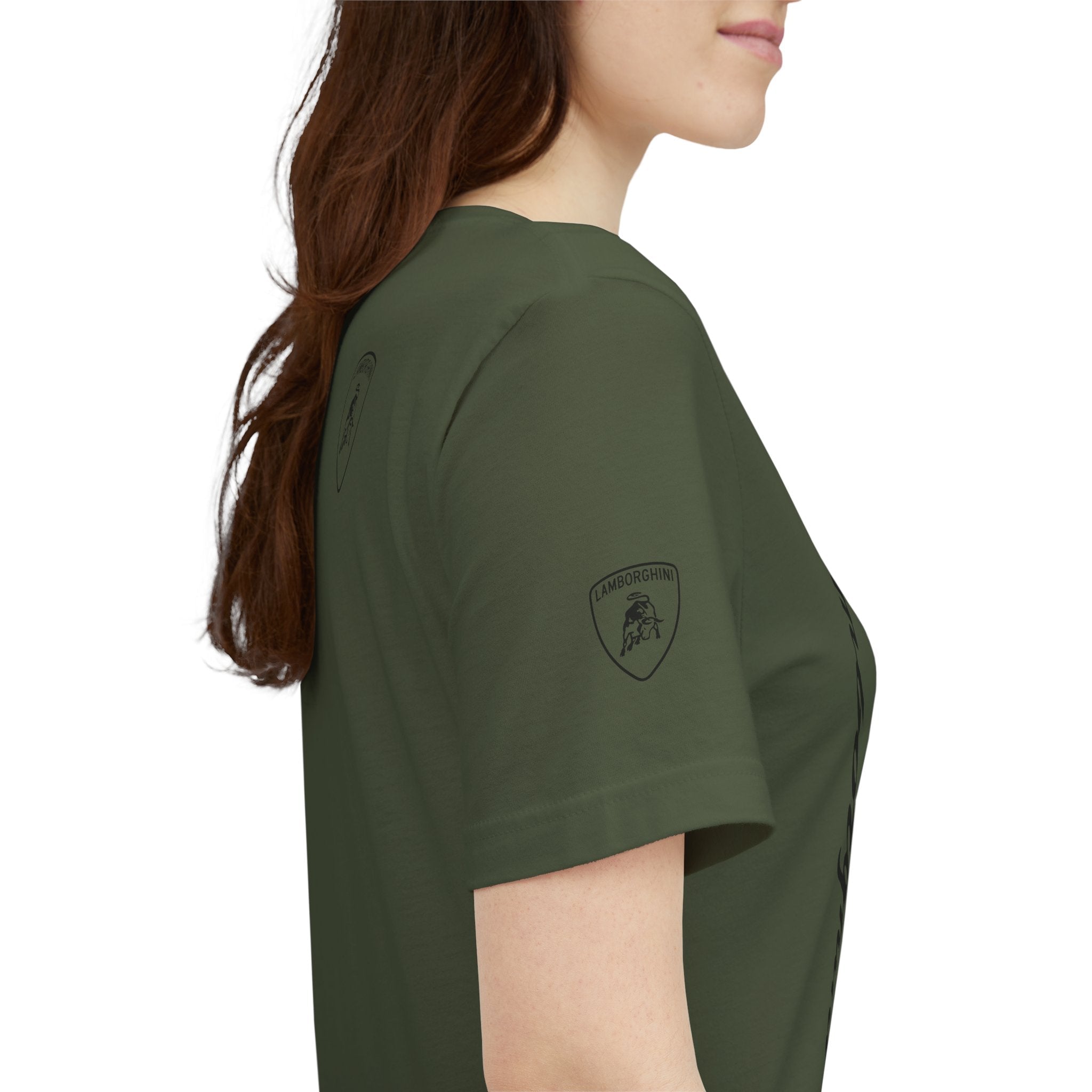 Lamborghini Script Logo Tee — Luxury Auto Logo T-Shirt - Etna Gift